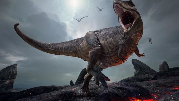 An artist's impression of Tyrannosaurus Rex