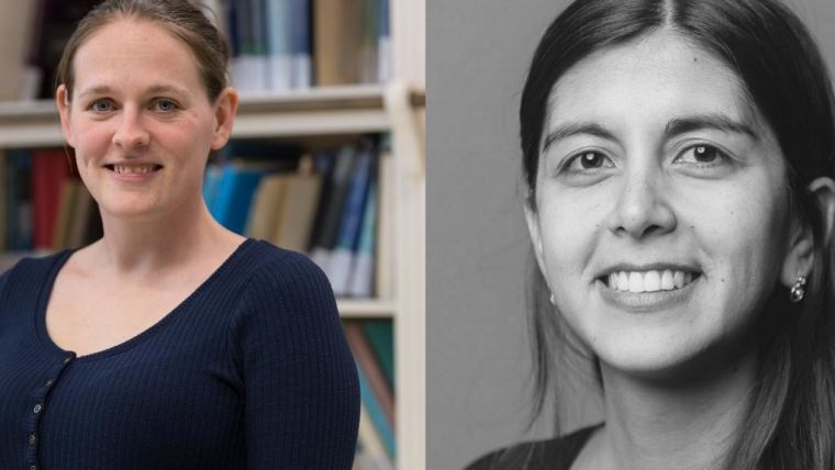 Left: Associate Professor Jayne Birkby. Photo credit: Dirk Gillissen/API/UvA. Right: Associate Professor Fernanda Duarte.