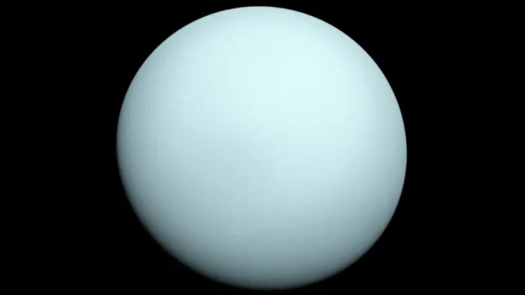 An image showing the planet Uranus