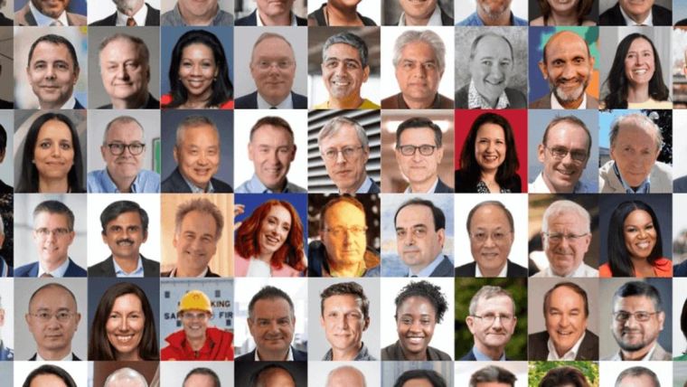 Grid of profile photos of the newly elected Fellows of the Royal Academy of Engineering 2022 (source: Royal Academy of Engineering)