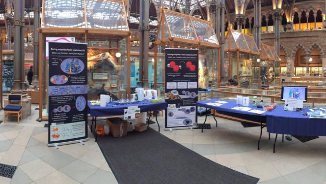 The Hydregen stall in the Natural History Museum