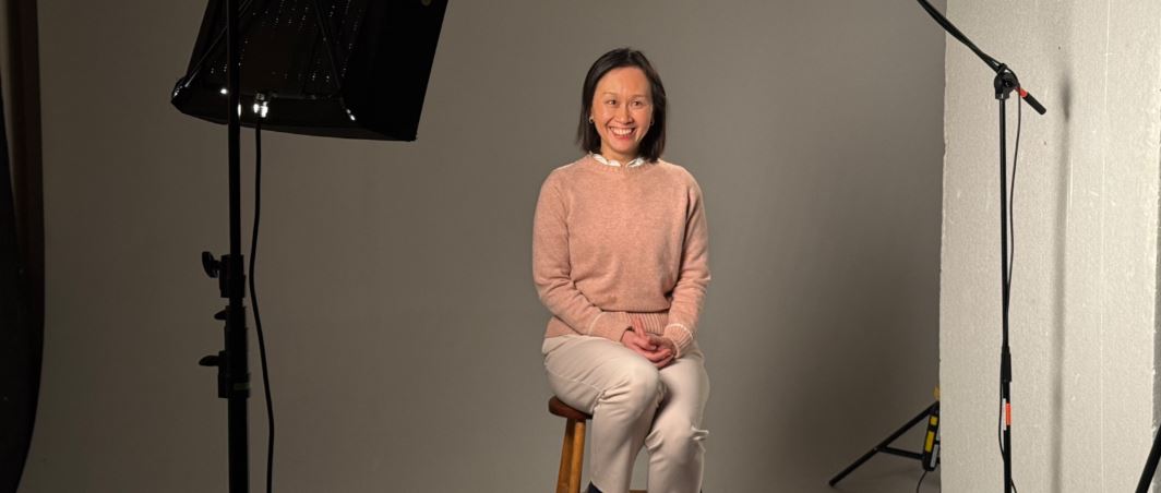 Behind the scenes of filming the Women in AI at Oxford profile series