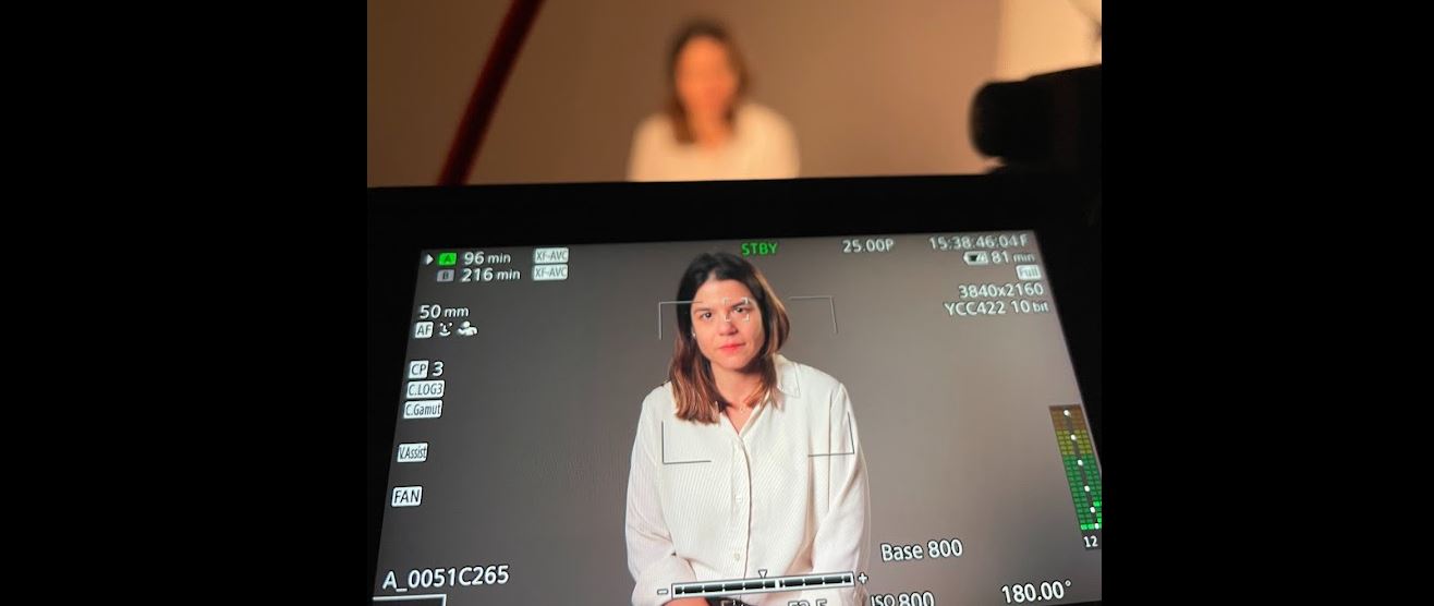 Behind the scenes of filming the Women in AI at Oxford profile series
